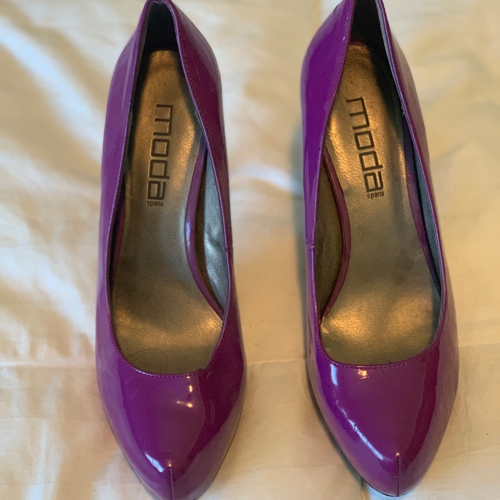 Moda Spana Purple Heels